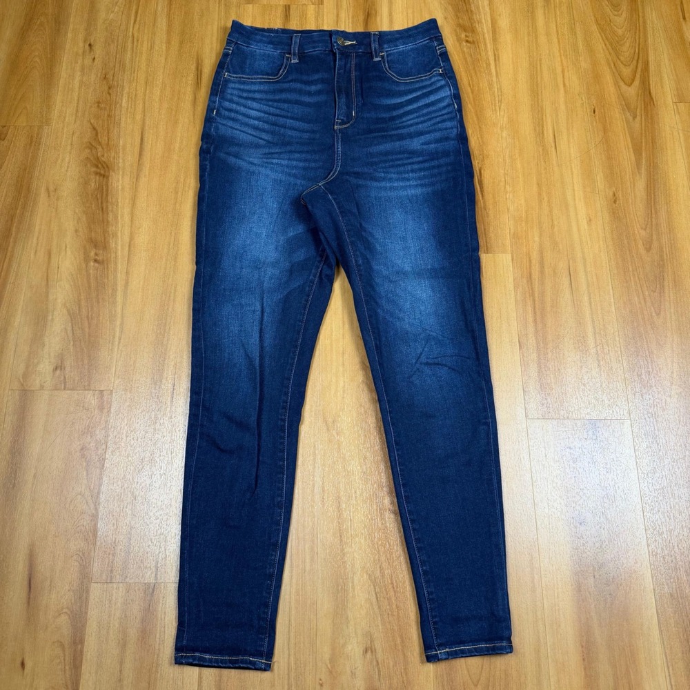American Eagle Curvy Highest Rise Jegging Dark Wash 360 Next Level Stretch Size8